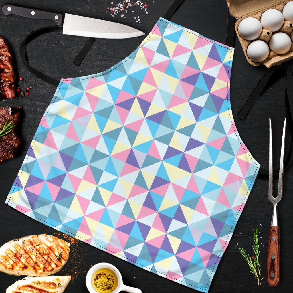 Triangle Print Pattern Men's Apron-grizzshop