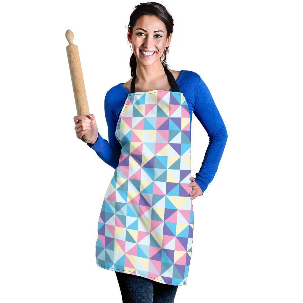 Triangle Print Pattern Women's Apron-grizzshop