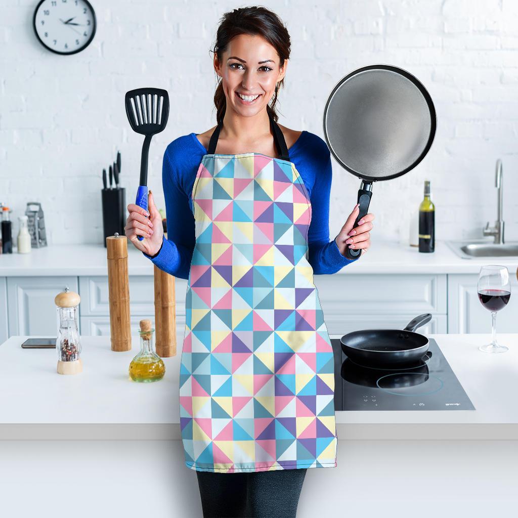 Triangle Print Pattern Women's Apron-grizzshop