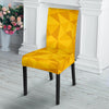 Triangle Yellow Pattern Print Chair Cover-grizzshop