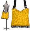 Triangle Yellow Pattern Print Crossbody bags-grizzshop