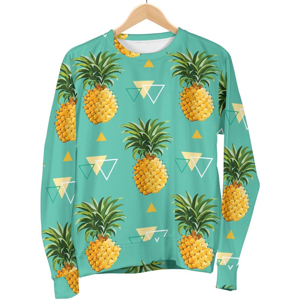 Triangle Pineapple Print Sweatshirt-grizzshop