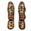 Tribal African Ethnic Sunset Print Pattern Muay Thai Shin Guards-grizzshop