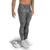 Tribal Ancient Aztec Print Pattern Men's Leggings-grizzshop