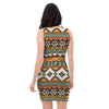 Tribal Aztec Bodycon Dress-grizzshop