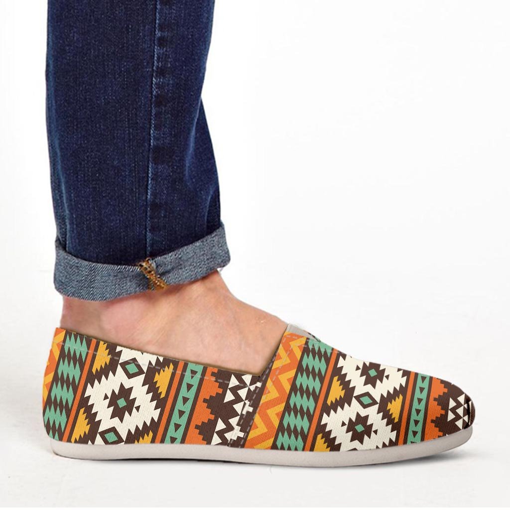 Tribal Aztec Canvas Shoes-grizzshop