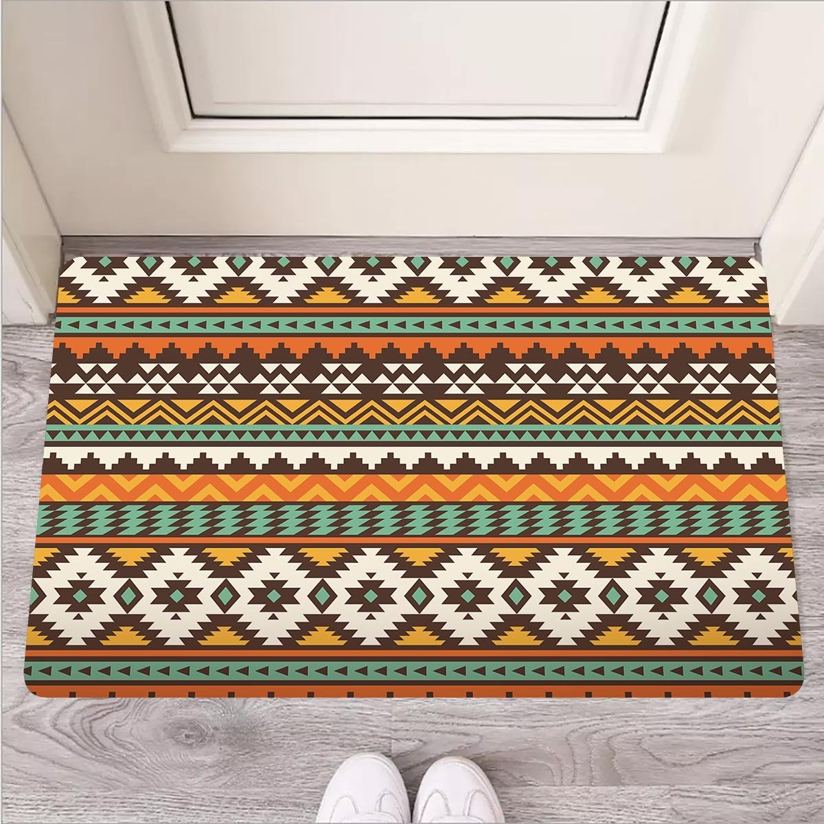 Tribal Aztec Door Mat-grizzshop