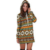 Tribal Aztec Hoodie Dress-grizzshop