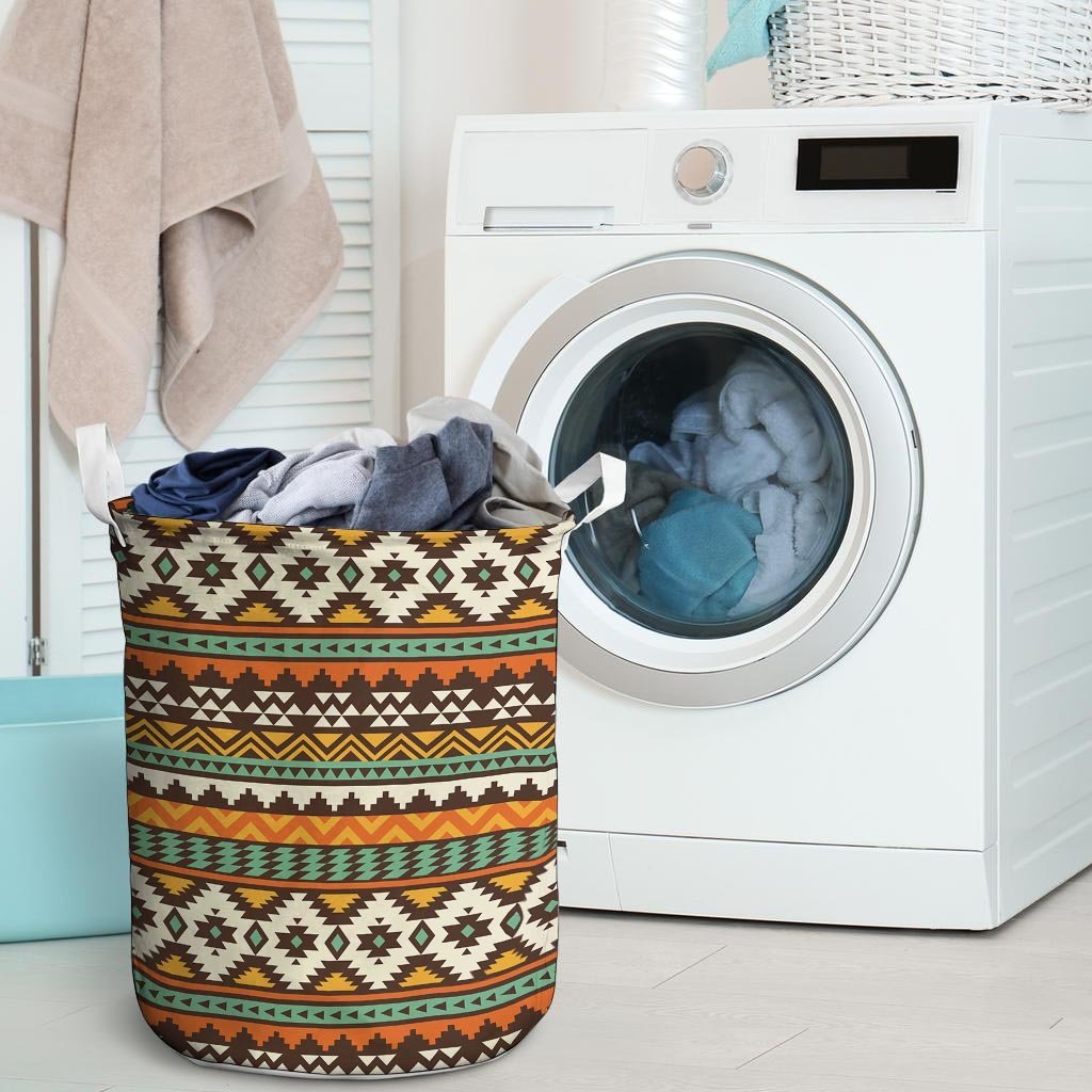 Tribal Aztec Laundry Basket-grizzshop