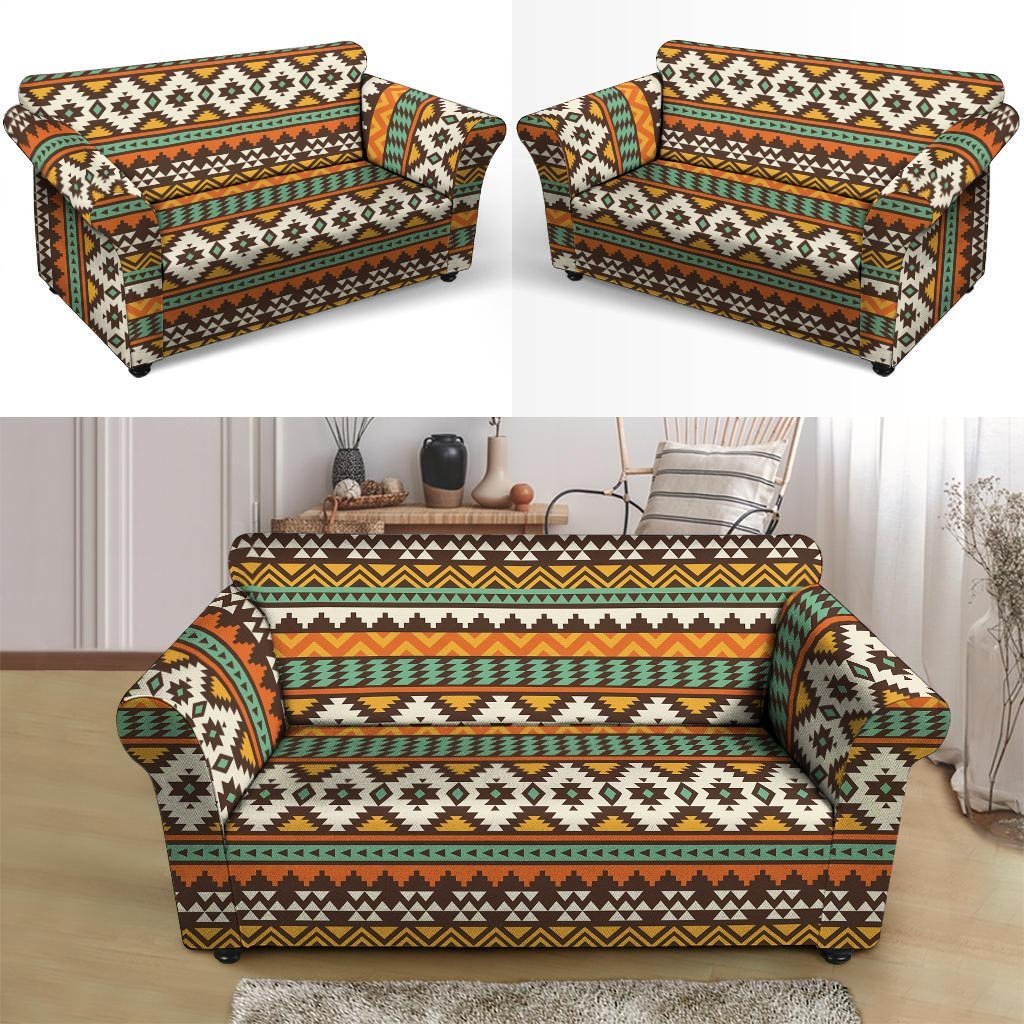 Tribal Aztec Loveseat Cover-grizzshop