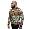 Tribal Aztec Men's Bomber Jacket-grizzshop