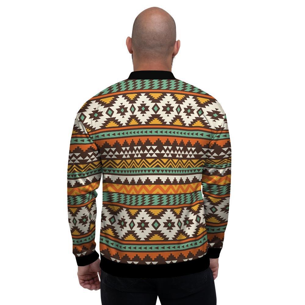 Tribal Aztec Men's Bomber Jacket-grizzshop