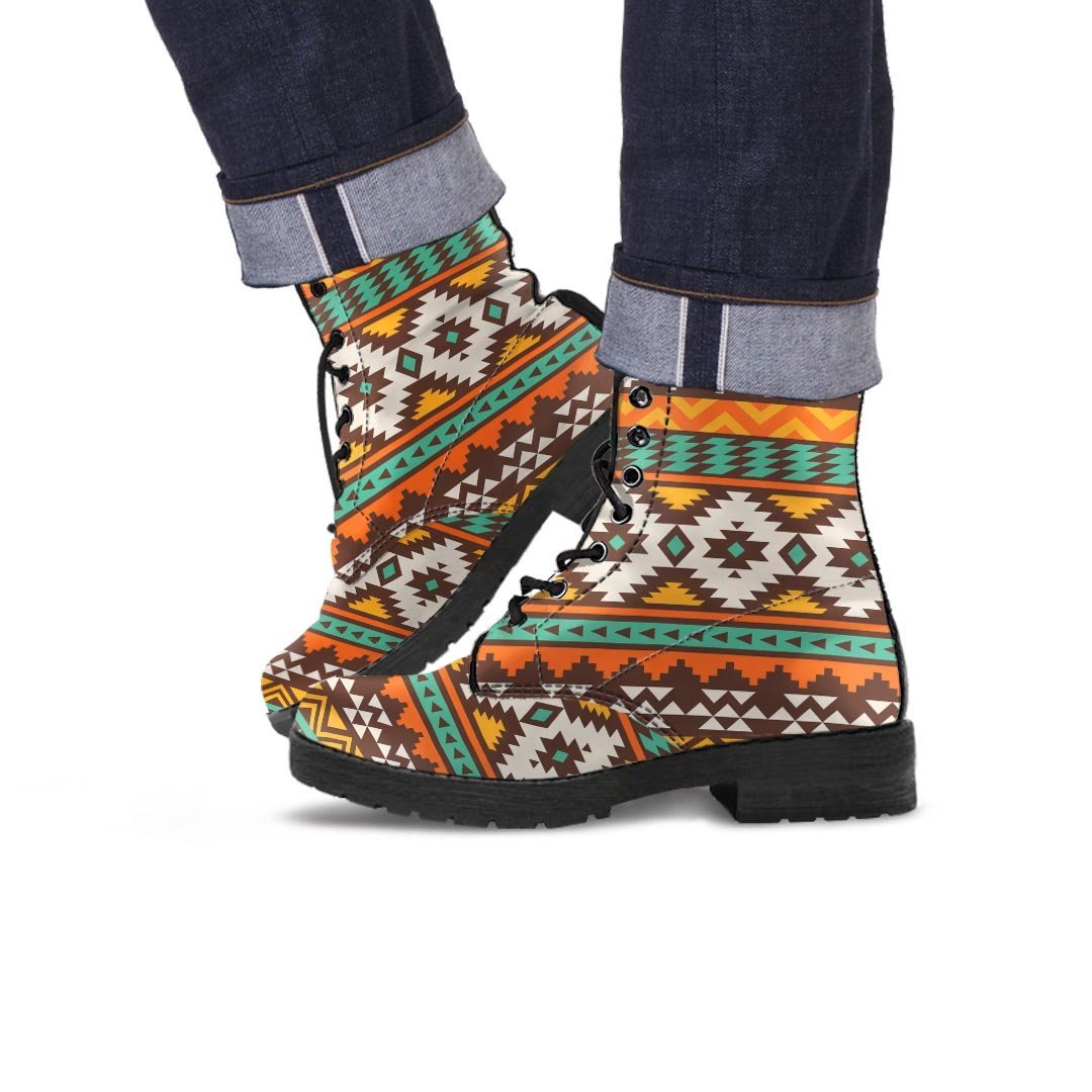 Tribal Aztec Men's Boots-grizzshop