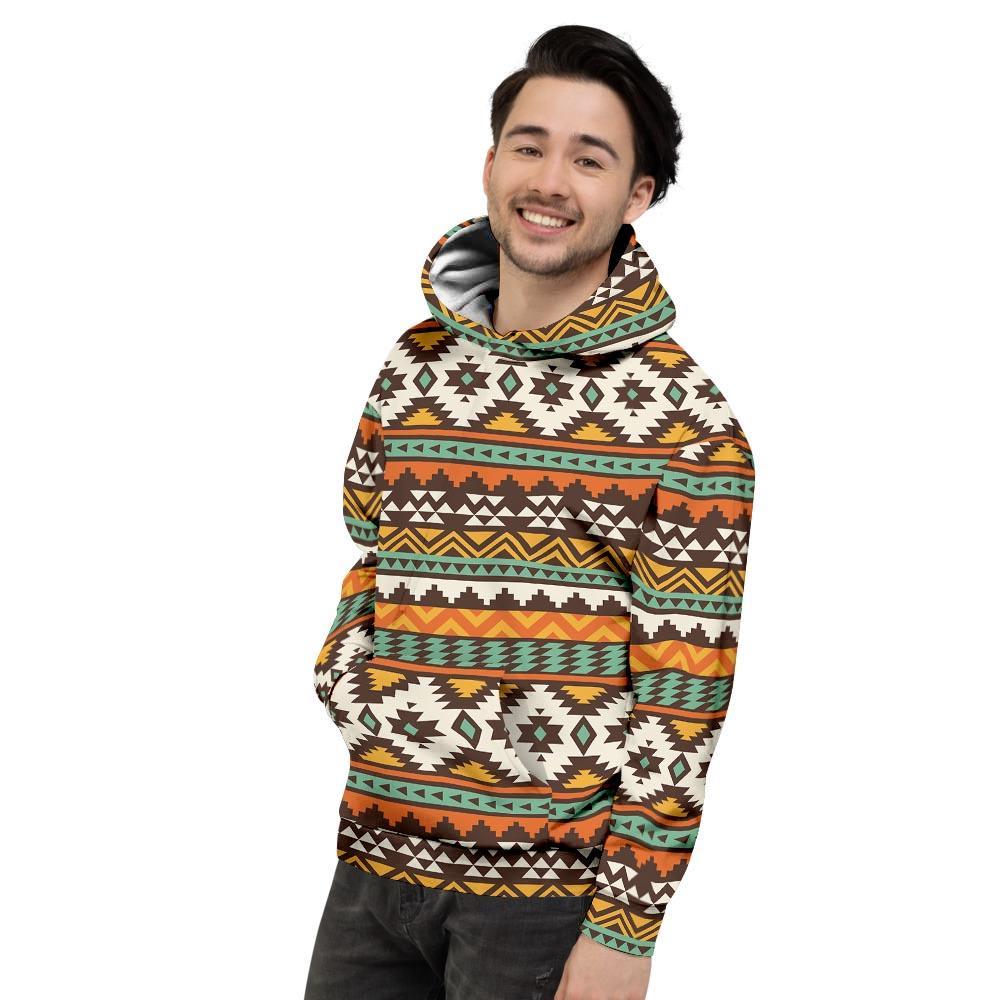 Tribal Aztec Men's Hoodie-grizzshop