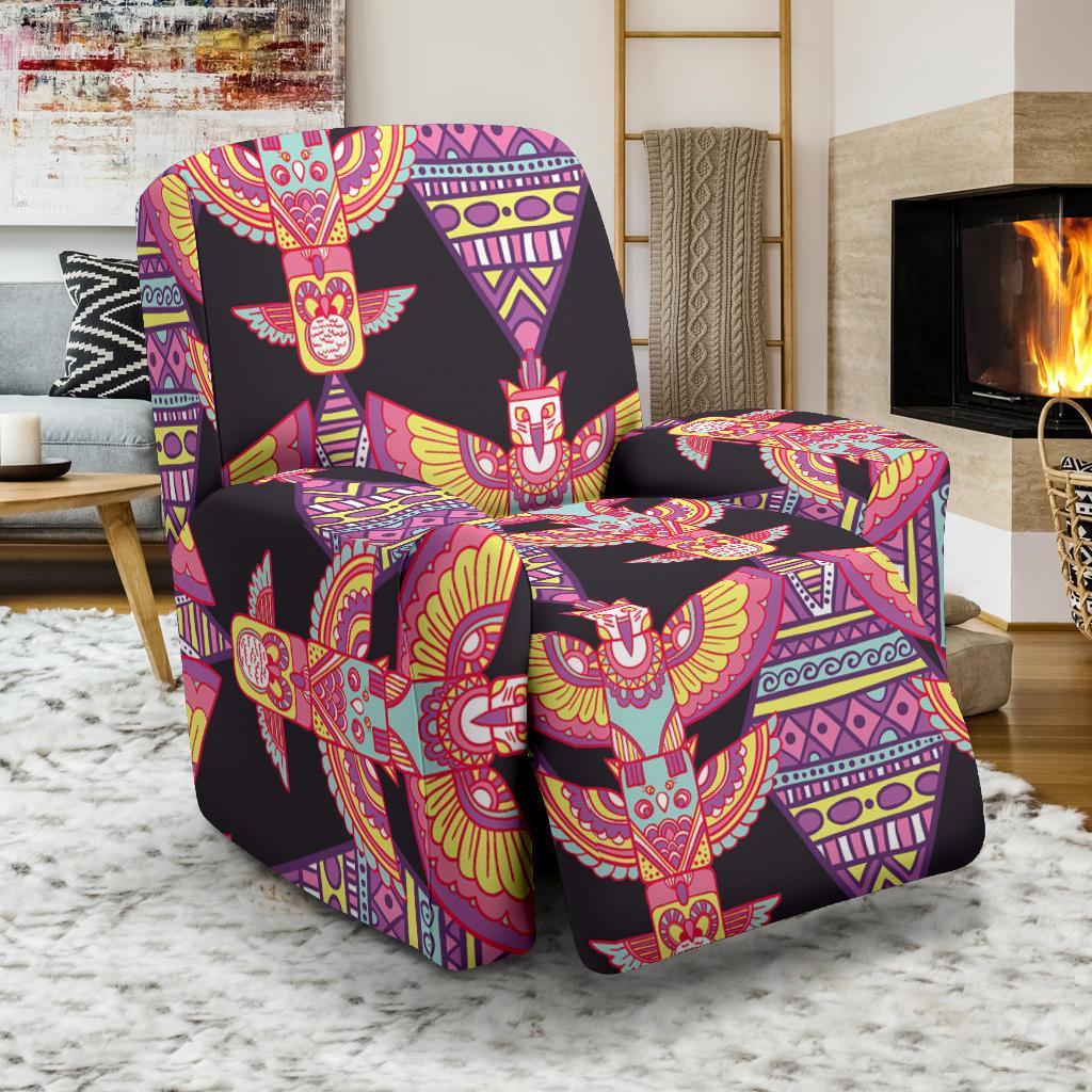 Tribal Aztec Native American Navajo Indians Pendleton Print Recliner Cover-grizzshop