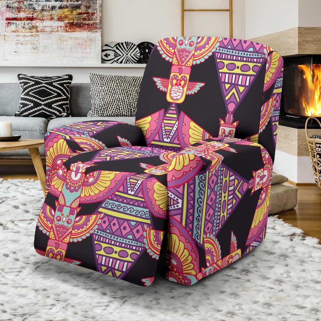 Tribal Aztec Native American Navajo Indians Pendleton Print Recliner Cover-grizzshop