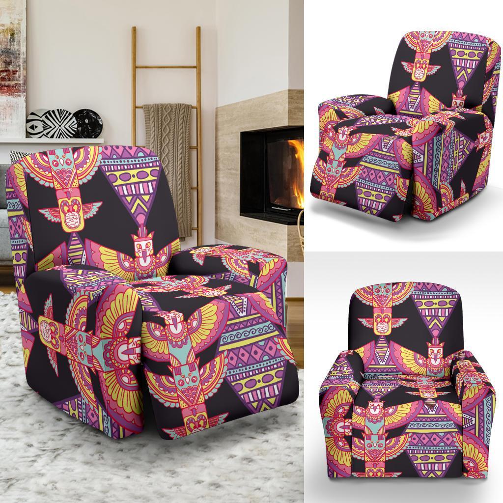 Tribal Aztec Native American Navajo Indians Pendleton Print Recliner Cover-grizzshop