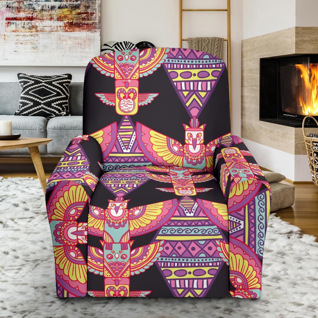 Tribal Aztec Native American Navajo Indians Pendleton Print Recliner Cover-grizzshop