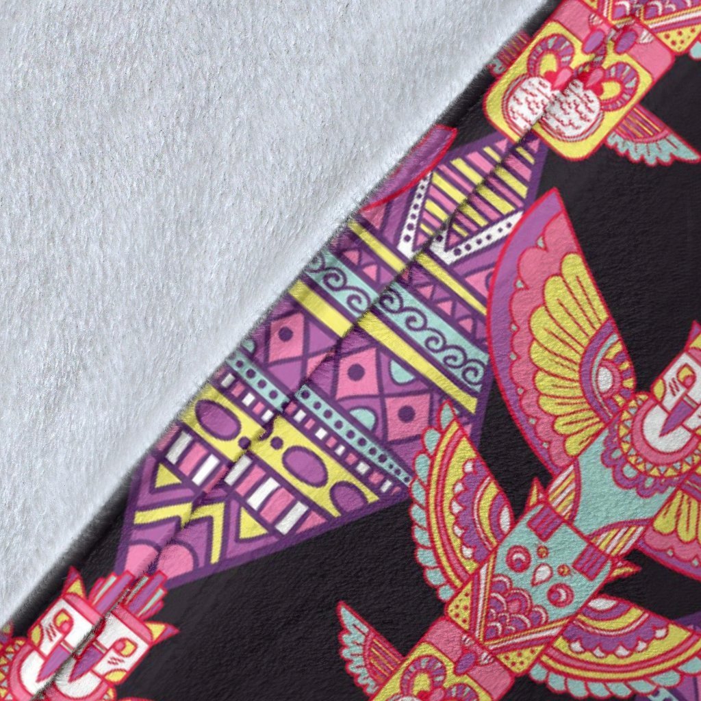 Tribal Aztec Native American Navajo Indians Print Blanket-grizzshop