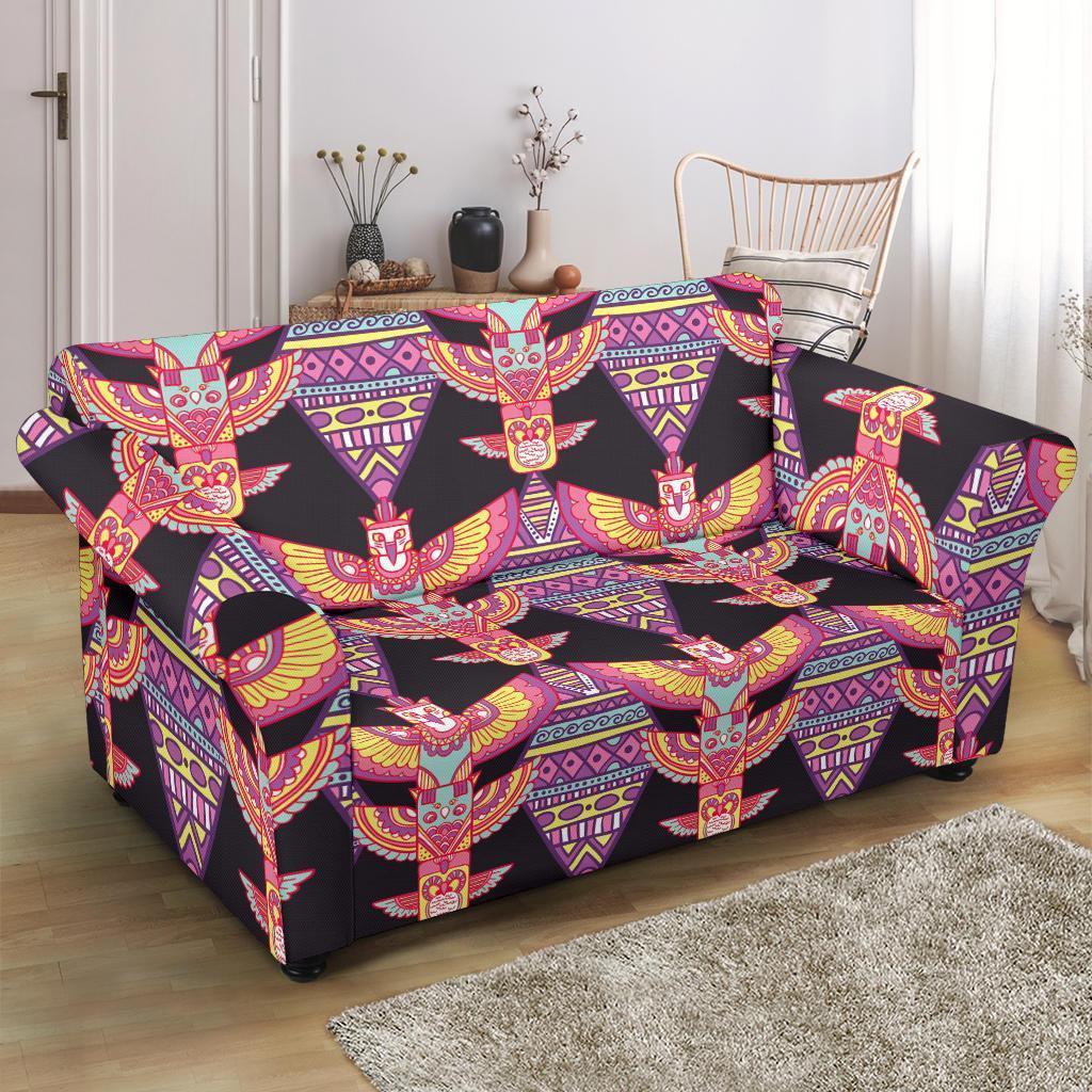 Tribal Aztec Native American Navajo Indians Print Loveseat Cover-grizzshop