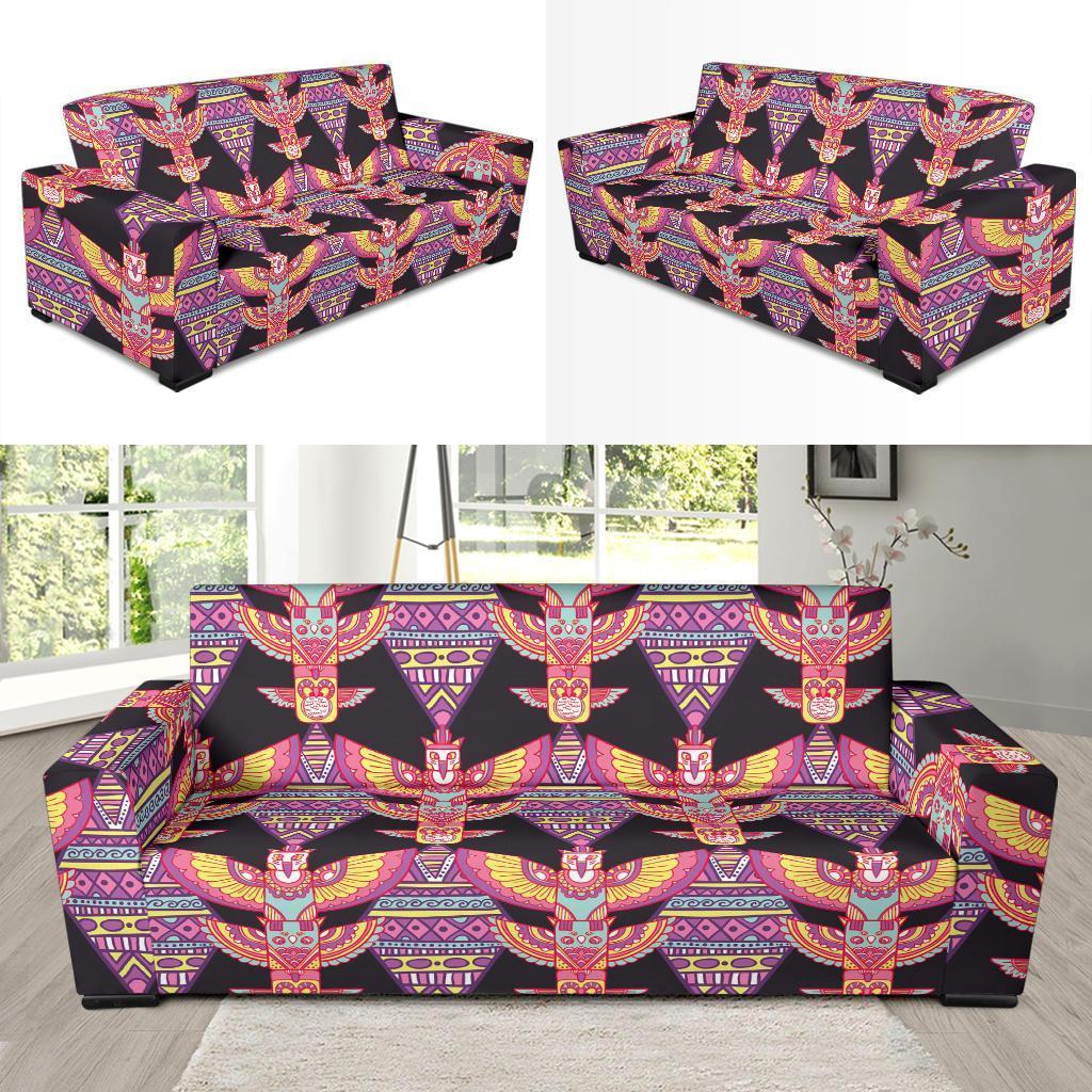 Tribal Aztec Native American Navajo Indians Print Sofa Covers-grizzshop