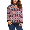 Tribal Aztec Native American Navajo Indians Print Women Crewneck Sweatshirt-grizzshop