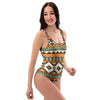 Tribal Aztec One Piece Swimsuite-grizzshop