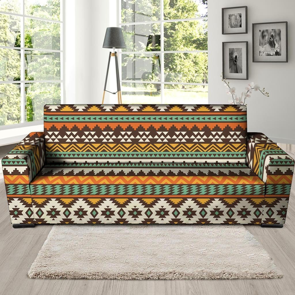 Tribal Aztec Sofa Cover-grizzshop