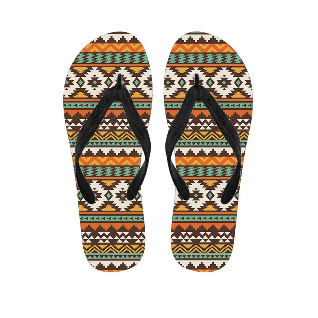 Tribal Aztec Women's Flip Flops-grizzshop