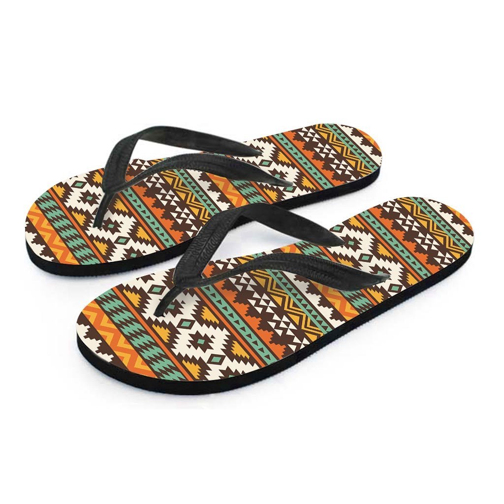 Tribal Aztec Women's Flip Flops-grizzshop