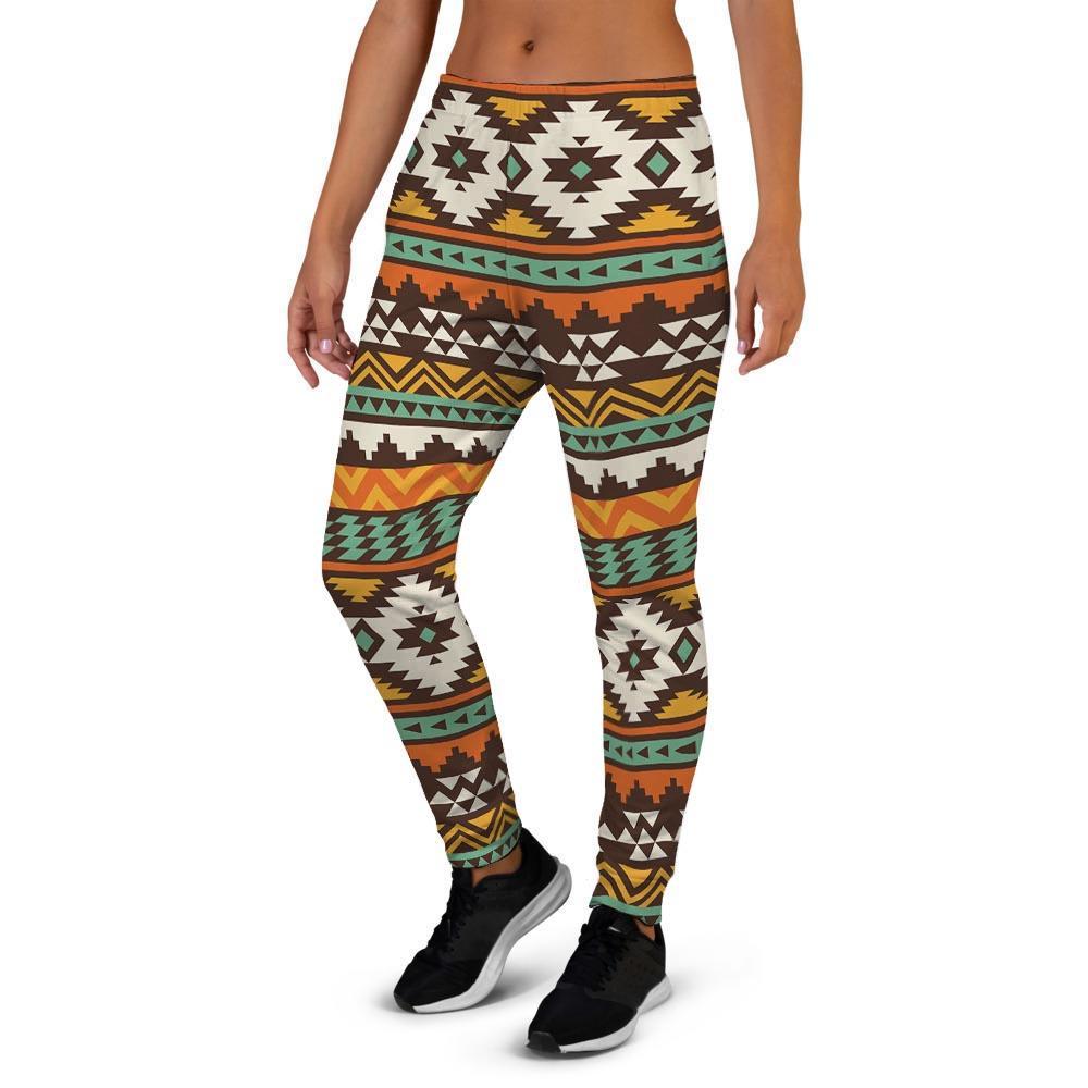 Tribal Aztec Women's Joggers-grizzshop