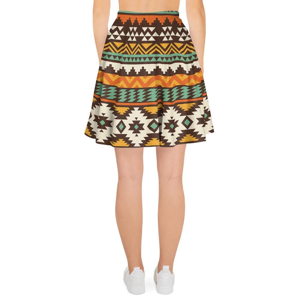 Tribal Aztec Women's Skirt-grizzshop