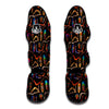 Tribal Boomerangs Print Pattern Muay Thai Shin Guards-grizzshop