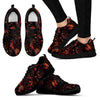 Tribal Dream Catcher Feather Pattern Print Black Sneaker Shoes For Men Women-grizzshop