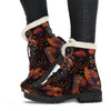 Tribal Dream Catcher Feather Pattern Print Comfy Winter Boots-grizzshop