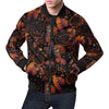 Tribal Dream Catcher Feather Pattern Print Men's Bomber Jacket-grizzshop