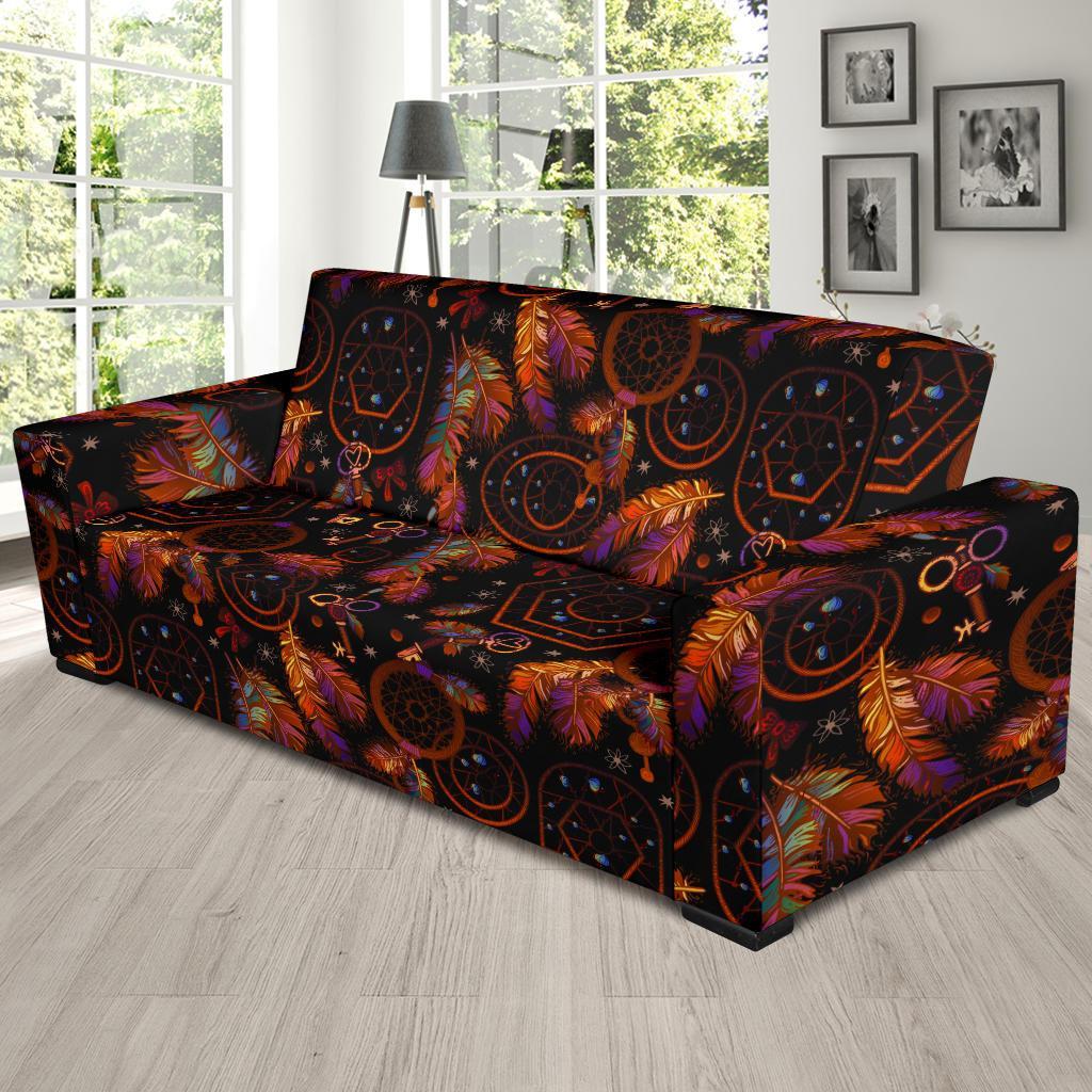 Tribal Dream Catcher Feather Sofa Covers-grizzshop