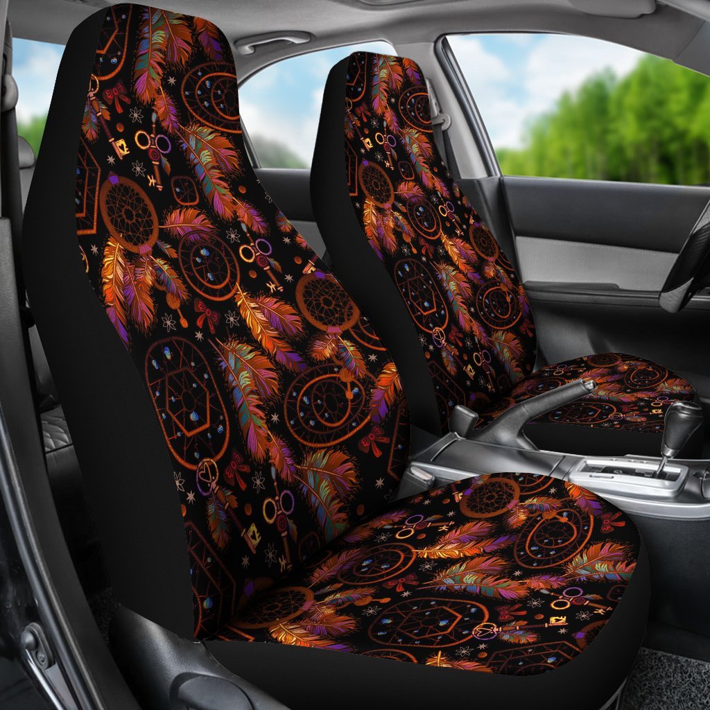 Tribal Dream Catcher Feather Universal Fit Car Seat Cover-grizzshop