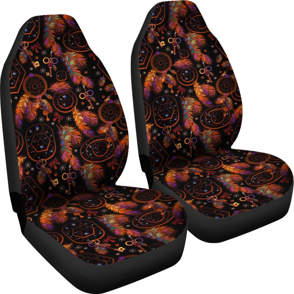 Tribal Dream Catcher Feather Universal Fit Car Seat Cover-grizzshop