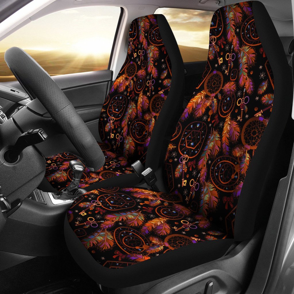 Tribal Dream Catcher Feather Universal Fit Car Seat Cover-grizzshop