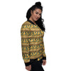 Tribal Egyptian Print Pattern Women's Bomber Jacket-grizzshop