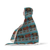 Tribal Elephant Print Hooded Blanket-grizzshop