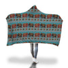 Tribal Elephant Print Hooded Blanket-grizzshop