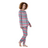 Tribal Ethnic Pink Blue Egypt Print Pattern Women's Pajamas-grizzshop