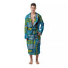 Tribal Hawaii Polynesian Print Men's Robe-grizzshop