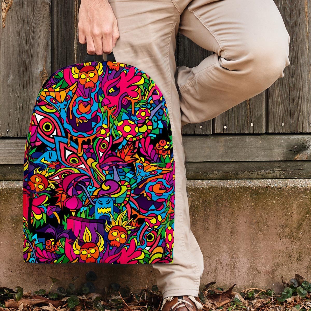 Tribal Hippie Trippy Backpack-grizzshop