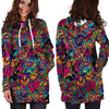 Tribal Hippie Trippy Hoodie Dress-grizzshop