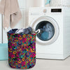 Tribal Hippie Trippy Laundry Basket-grizzshop