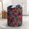 Tribal Hippie Trippy Laundry Basket-grizzshop