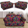 Tribal Hippie Trippy Loveseat Cover-grizzshop